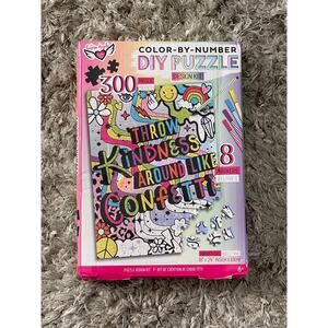 Color By Number DIY Puzzle Design Kit